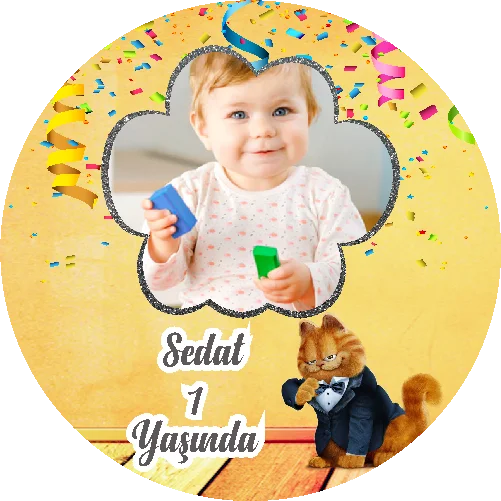 Kedi Temalı Yuvarlak Açacak Magneti